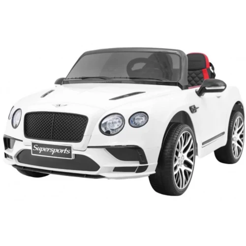 Bentley Continental 12V 2-persoons Kinderauto Wit
