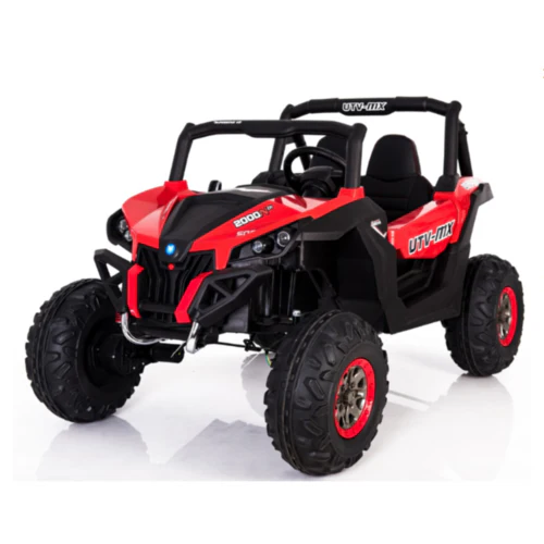 UTV-MX Buggy 12V 2-Persoons Kinderauto Rood