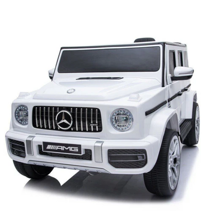 Mercedes G63 AMG 12V Kinderauto Wit
