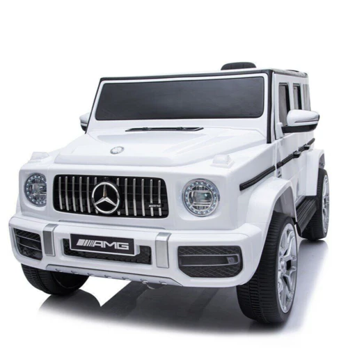 Mercedes G63 AMG 12V Kinderauto Wit