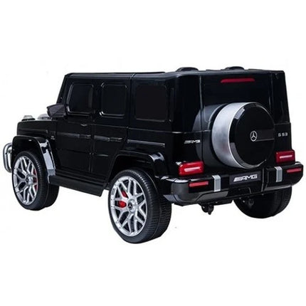 Mercedes g63 12V 2-persoons kinderauto metallic zwart