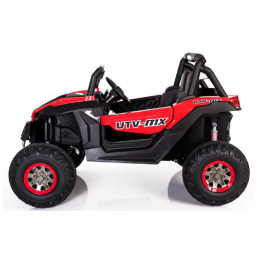 UTV-MX Buggy 12V 2-Persoons Kinderauto Rood