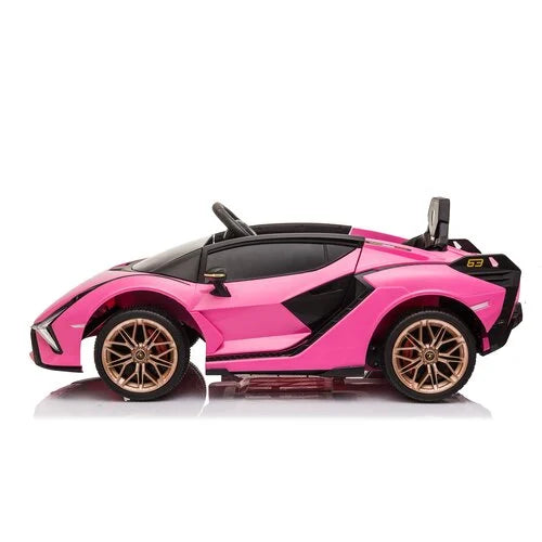Lamborghini Sian 12V Kinderauto Roze