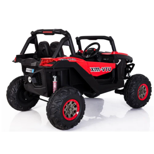 UTV-MX Buggy 12V 2-Persoons Kinderauto Rood