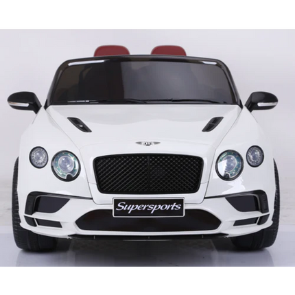 Bentley Continental 12V 2-persoons Kinderauto Wit