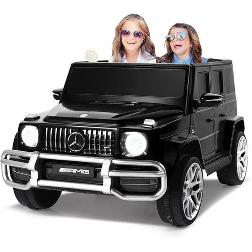 Mercedes g63 12V 2-persoons kinderauto metallic zwart