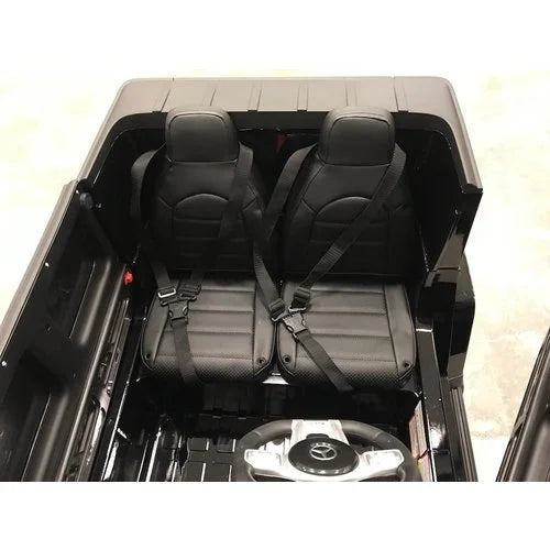 Mercedes g63 12V 2-persoons kinderauto metallic zwart