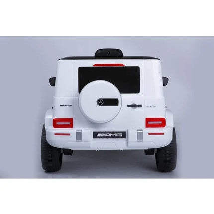 Mercedes G63 AMG 12V Kinderauto Wit