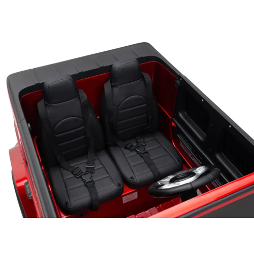 Mercedes g63 12V 2-persoons kinderauto metallic rood
