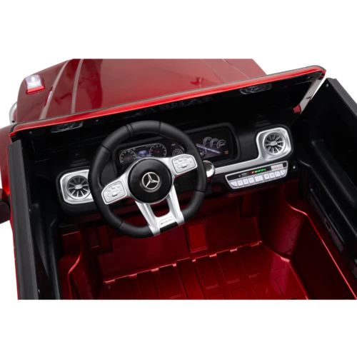 Mercedes g63 12V 2-persoons kinderauto metallic rood