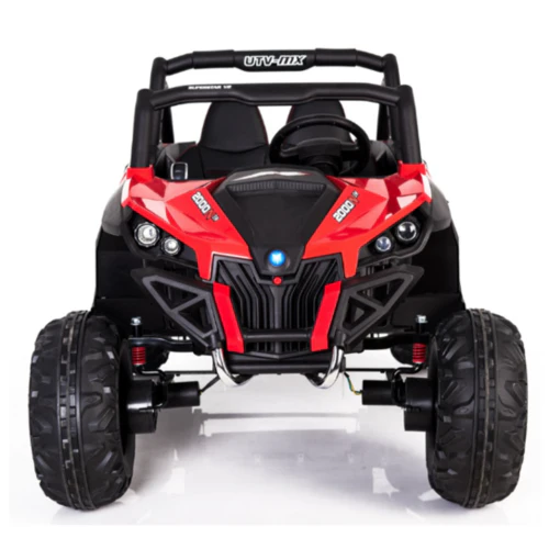 UTV-MX Buggy 12V 2-Persoons Kinderauto Rood
