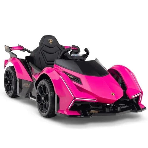 Lamborghini Vision 12V Kinderauto Roze