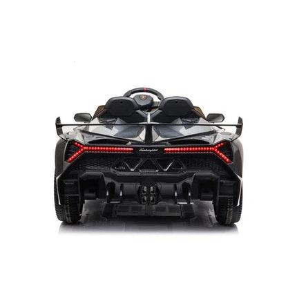 Lamborghini Veneno 12V 2 Persoons Elektrische Kinderauto Metallic Grijs