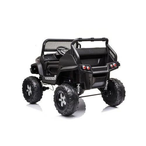 Mercedes Unimog 12V kinderauto Zwart