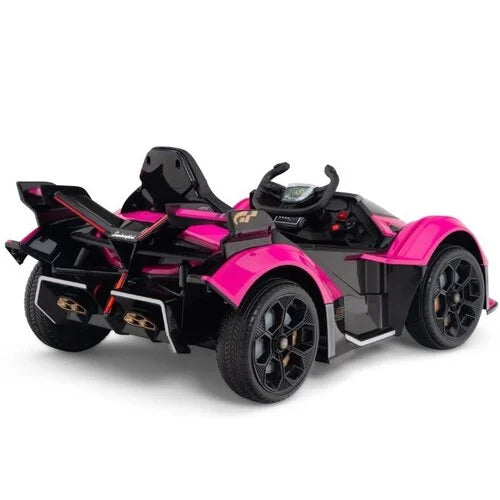 Lamborghini Vision 12V Kinderauto Roze