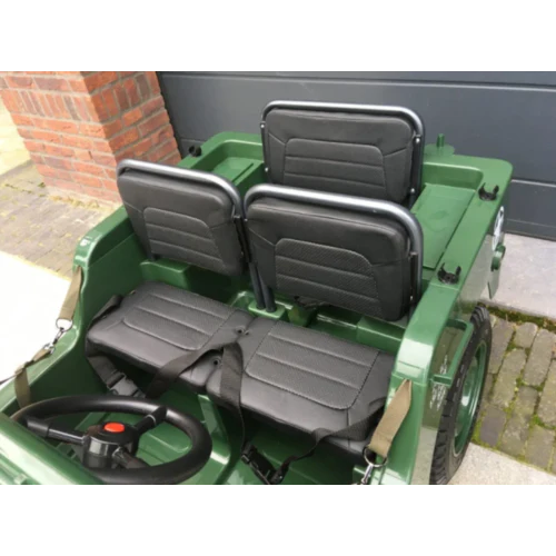Willy’s Jeep Army 24 3 persoons kinderauto groen