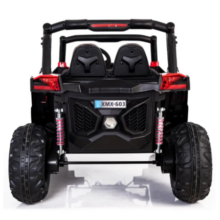 UTV-MX Buggy 12V 2-Persoons Kinderauto Rood