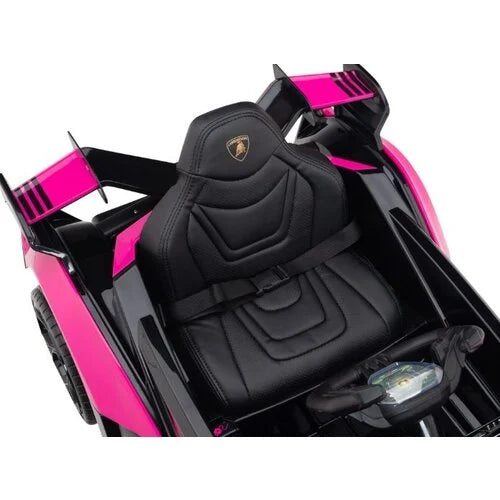 Lamborghini Vision 12V Kinderauto Roze