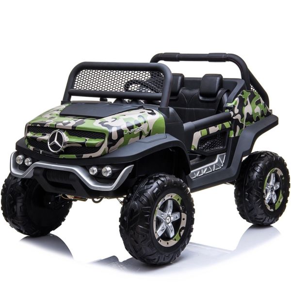 Mercedes Unimog 12V 2-zits Camouflage