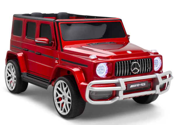 Mercedes g63 12V 2-zits metallic rood