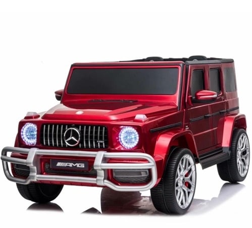 Mercedes g63 12V 2-zits metallic rood