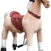 Pony Ride, Paard licht Bruin,MEDIUM