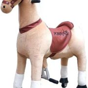Pony Ride, Paard licht Bruin,MEDIUM