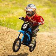 Rit op motor 24V Blauw