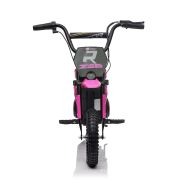 Rit op motor 24V Roze