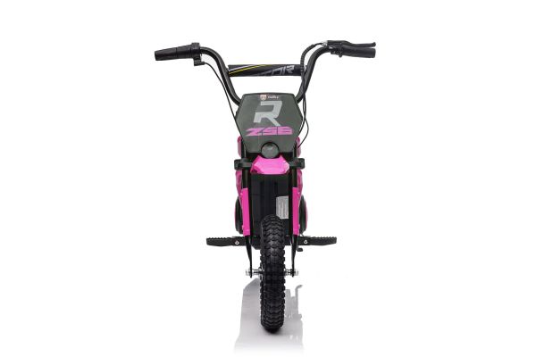 Rit op motor 24V Roze