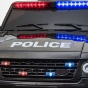 SUV Politie 12V Zwart