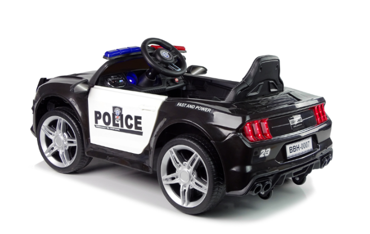 Sedan Politie 12V Zwart