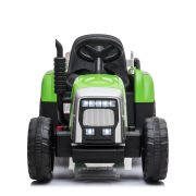 Trekker met aanhanger 12V Groen