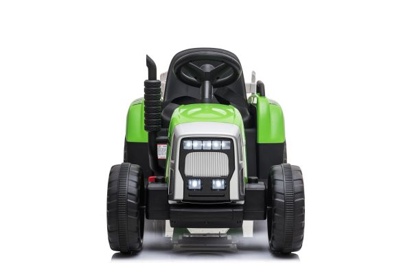 Trekker met aanhanger 12V Groen