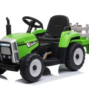 Trekker met aanhanger 12V Groen