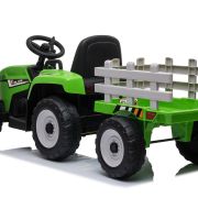 Trekker met aanhanger 12V Groen