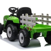 Trekker met aanhanger 12V Groen