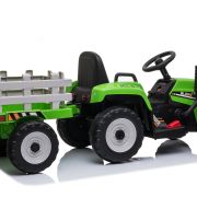 Trekker met aanhanger 12V Groen