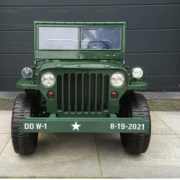 Willy’s Jeep Army 24V 3 seater Green