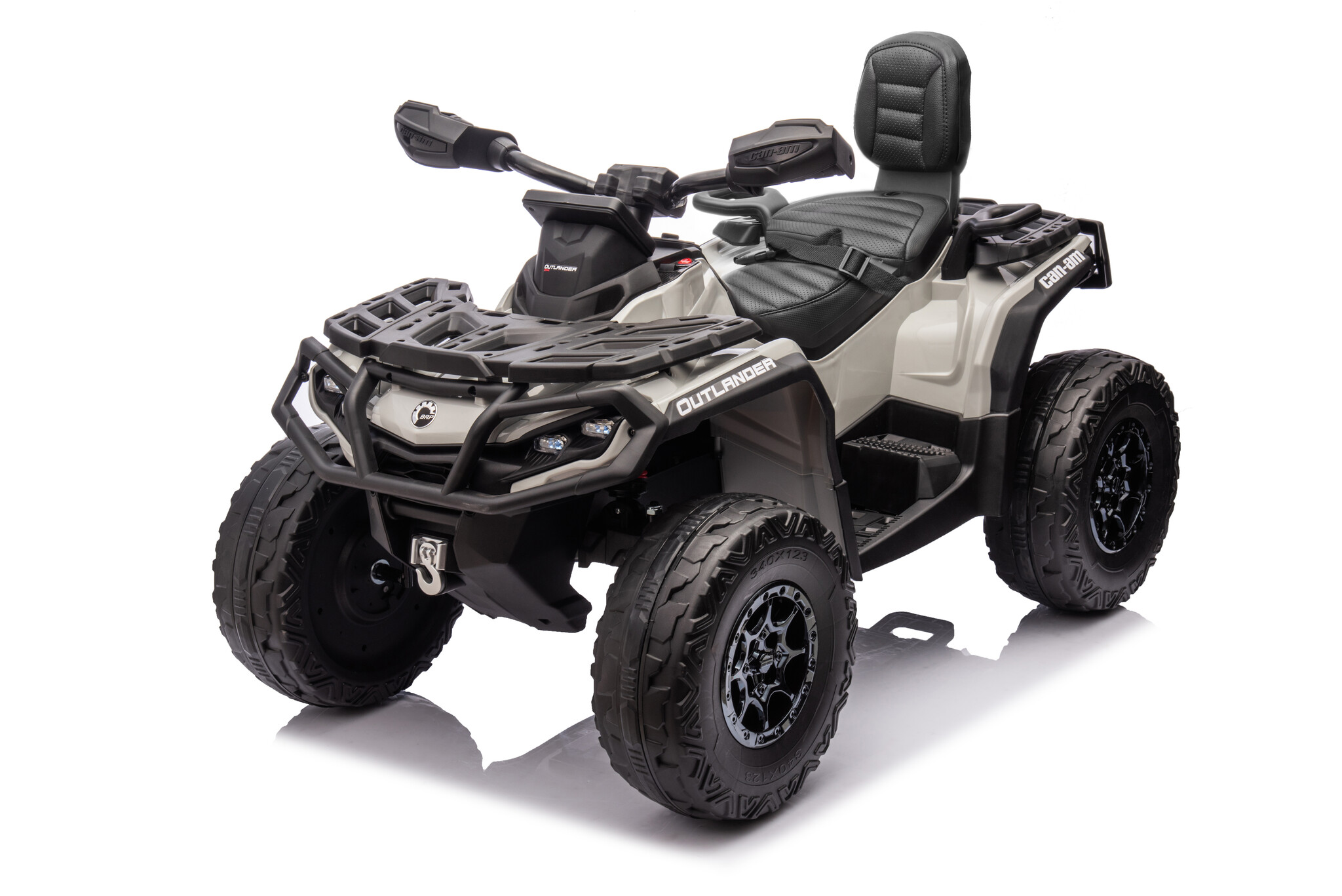 CAN-AM 24V Outlander 2-persoons Kinderquad Grijs