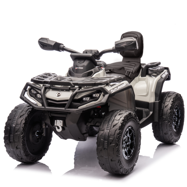 CAN-AM 24V Outlander 2-persoons Kinderquad Grijs