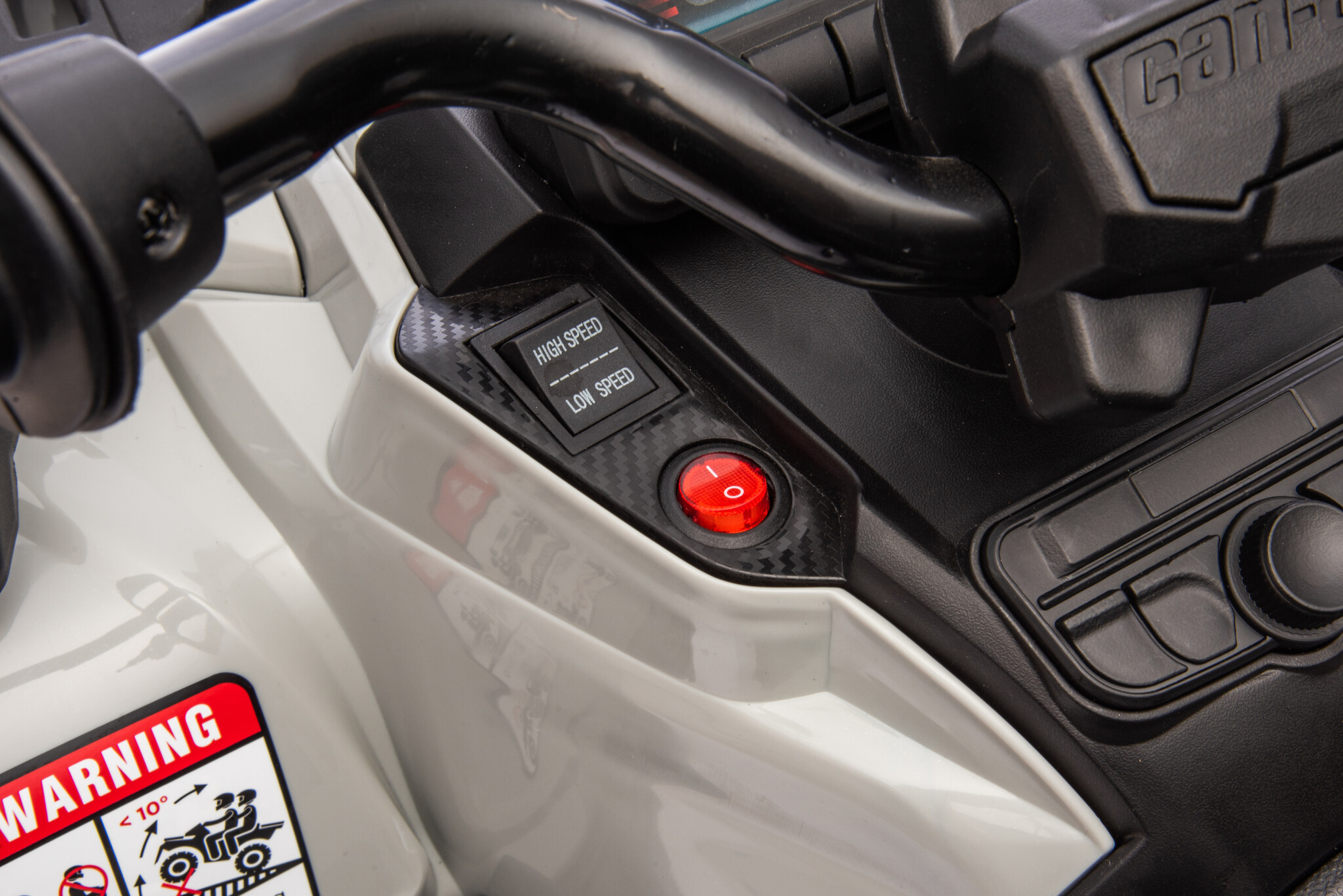 CAN-AM 24V Outlander 2-persoons Kinderquad Grijs