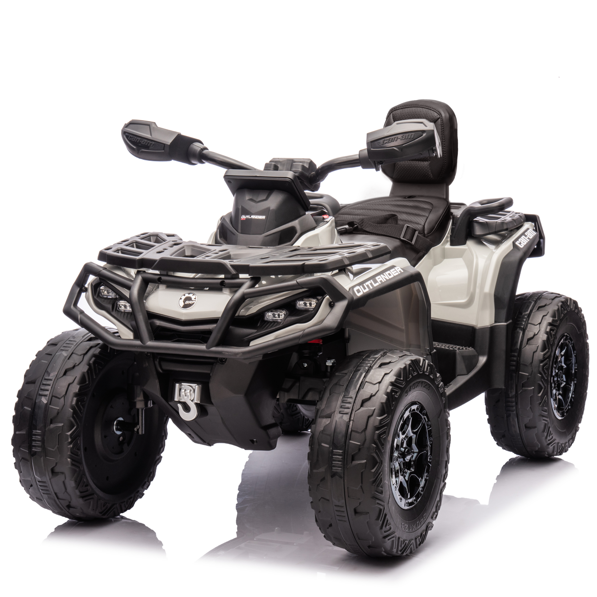CAN-AM 24V Outlander 2-persoons Kinderquad Grijs
