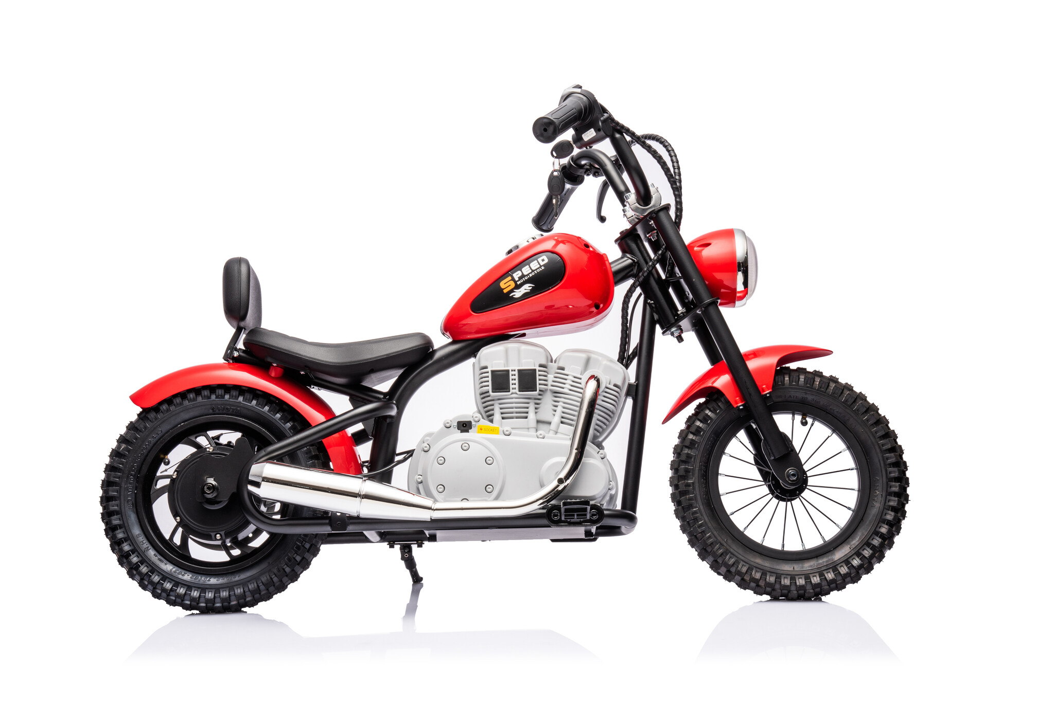 Chopper ride on motor 36V Red