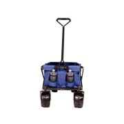 FINOOS Folding cart 3018 with Off-road tires Blue