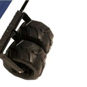 FINOOS Folding cart 3018 with Off-road tires Blue