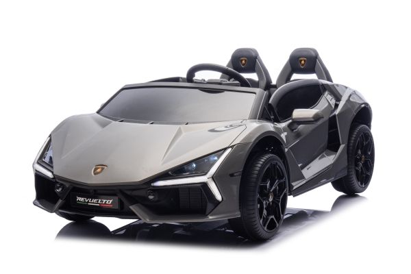 Lamborghini Revuelto 24V 2-persoons Kinderauto Grijs