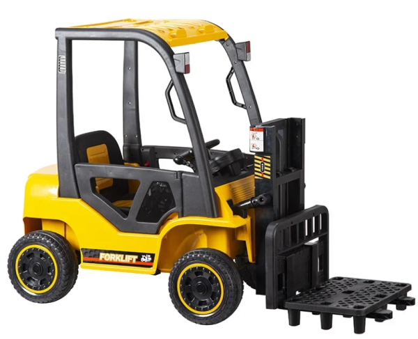 Elektrische kindervorkheftruck 12V Geel