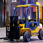 Elektrische kindervorkheftruck 12V Geel