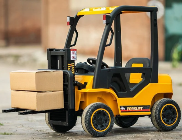 Elektrische kindervorkheftruck 12V Geel